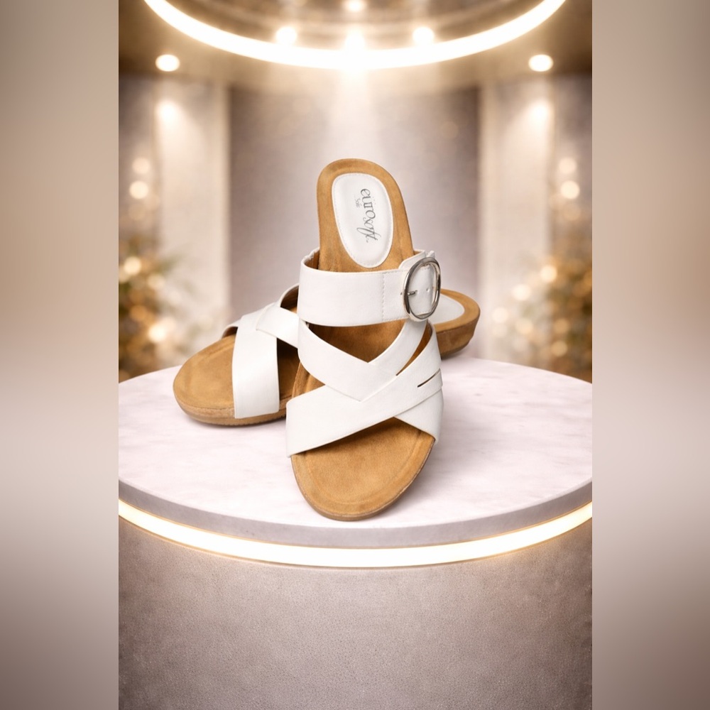 EuroSoft Gwenda Slide Leather Sandal